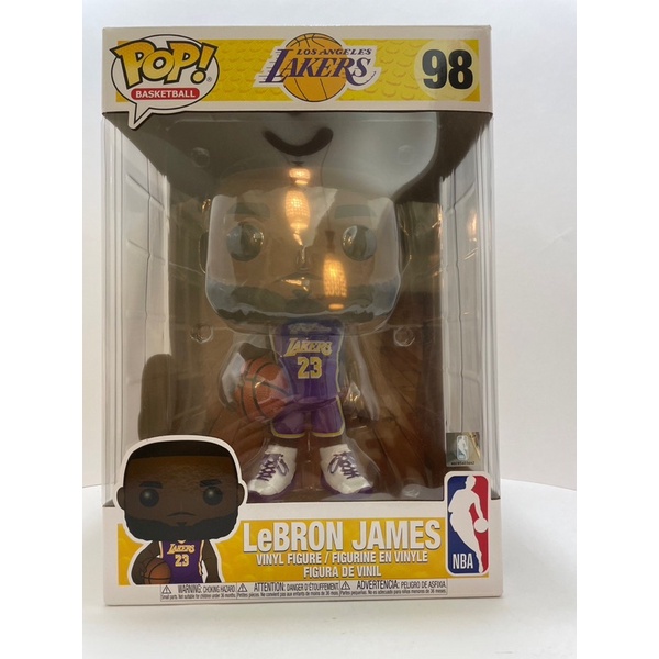 Funko pop NBA 10吋 Lebron James(purple)