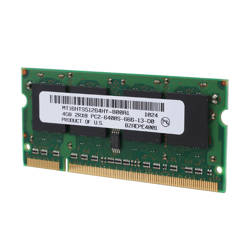 4gb DDR2 筆記本電腦 Ram 800Mhz PC2 6400 SODIMM 2RX8 200 針適用於帶 GL4