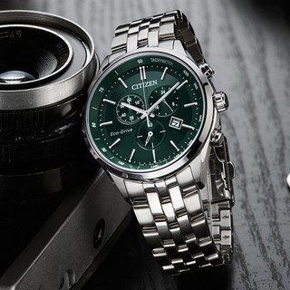 CITIZEN星辰 GENT'S系列 光動能計時三眼腕錶 42mm/AT2149-85X