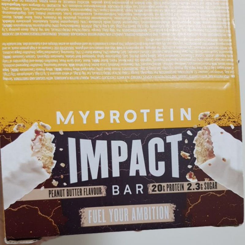 【即期】Myprotein Impact 夾心高蛋白棒 花生醬 布朗尼軟糖 口味 64g