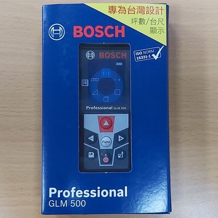 BOSCH 雷射測距儀 50米 GLM500 台尺 紅光 (含稅)