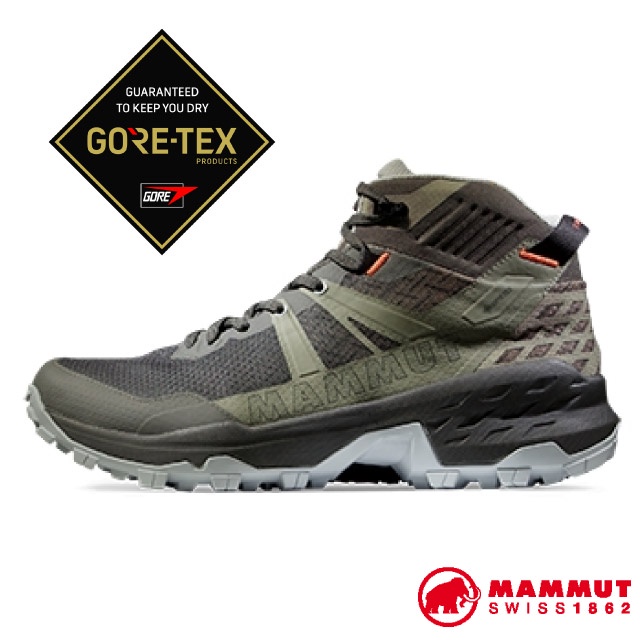 【MAMMUT 長毛象】男 Sertig II GTX 輕巧耐用多功能鞋.登山健行_深錫綠_04830