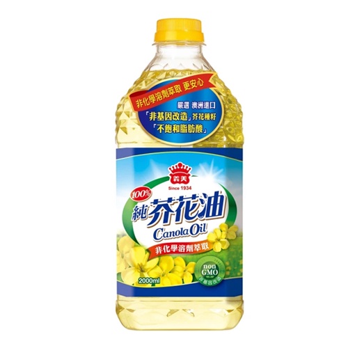 義美 100%芥花油(2L)【愛買】