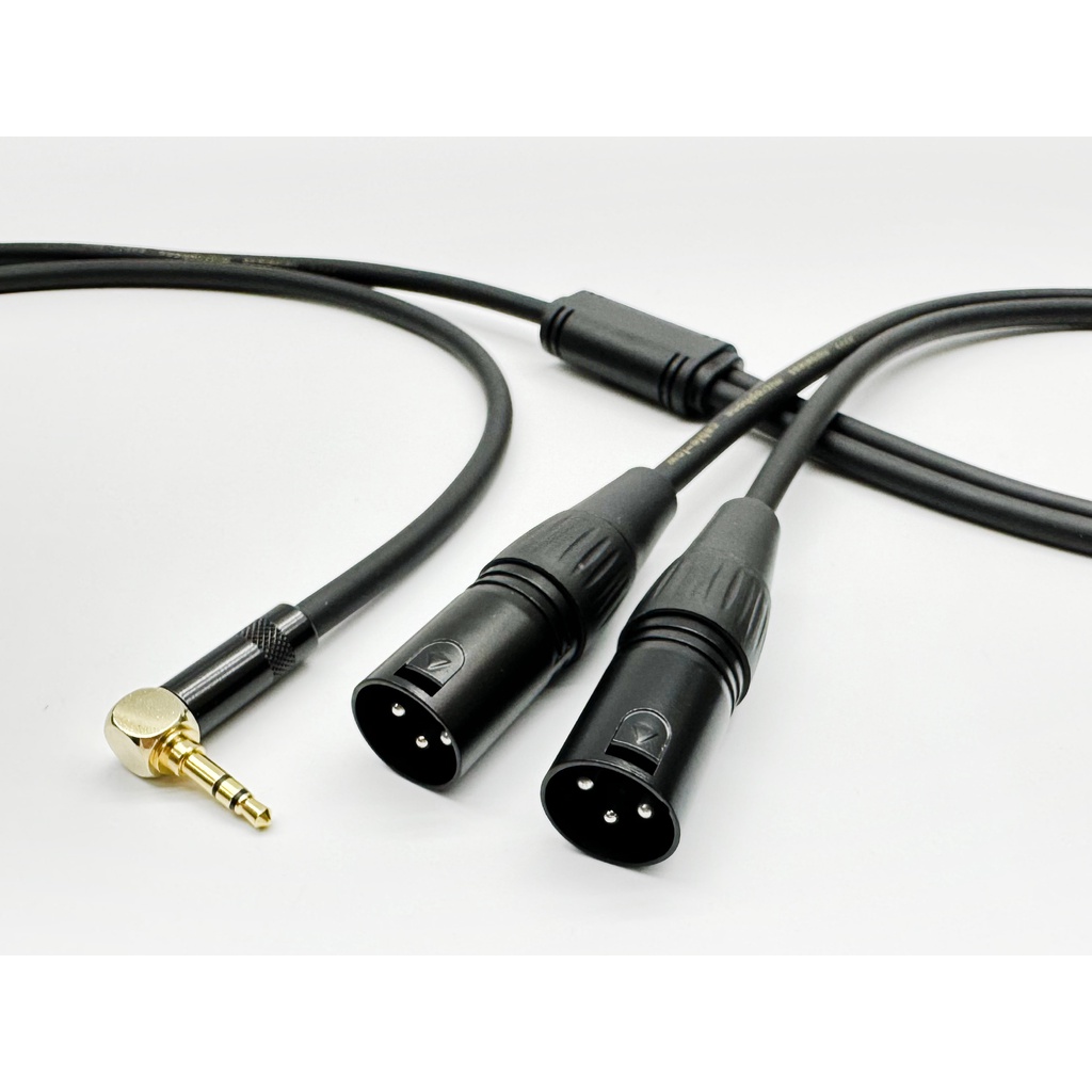 監聽喇叭專用 隔離方塊 高級線 3.5 對 雙XLR 卡農 一變二 一分二 一轉二 Y線 音源線 播放線