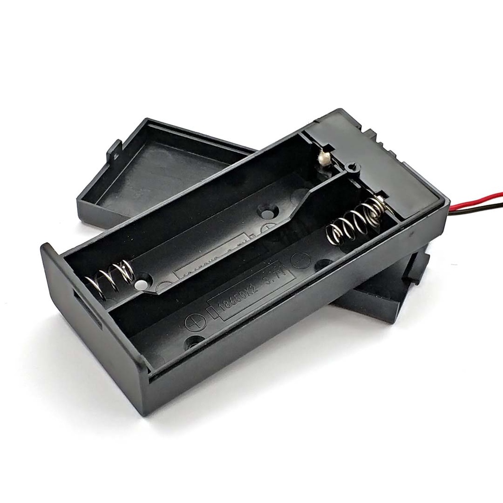 Lafvin 18650 電池座連接器收納盒, 帶電纜的開 / 關開關