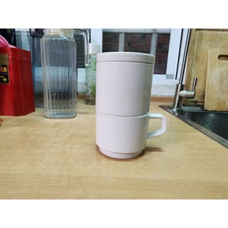 二手9.9成新 KINTO 啡烙-手沖咖啡組(雙層杯)