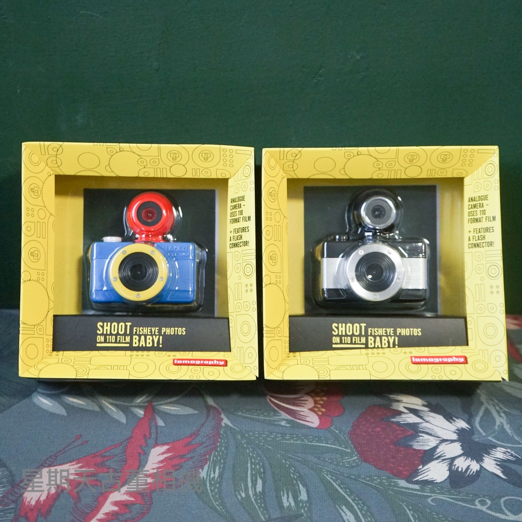 【星期天古董相機】全新 Lomography Fisheye Baby 110 底片相機 玩具相機 禮物