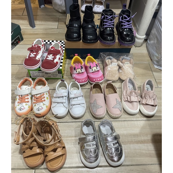 VANS✨米妮✨二手女童鞋👟靴子、羅馬鞋、運動鞋襪靴