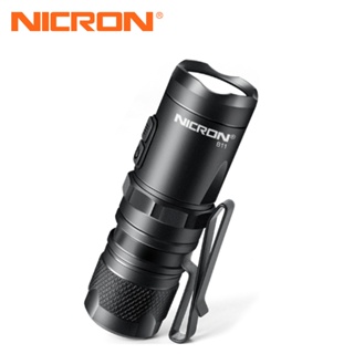 Nicron 手電筒 B11 950 流明迷你袖珍 LED 手電筒 6 種模式手電筒防水 USB 可充電手電筒 EDC