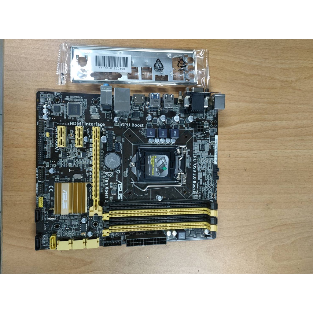 ASUS B85M-G R2.0 1150 主機板 (庫存新品店保一個月)