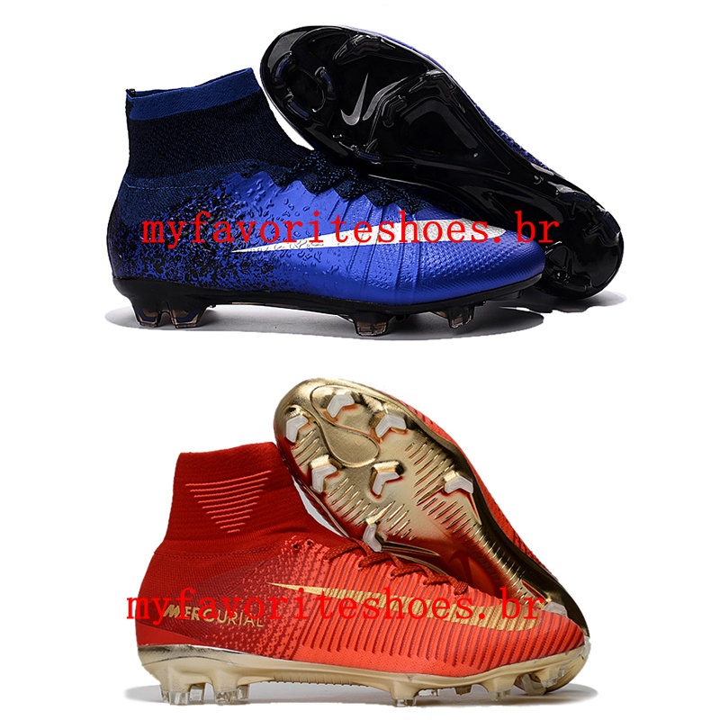 男式足球鞋 Mercurial Superfly CR7 FG 防滑釘足球鞋