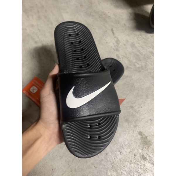 （現貨）Nike黑 白勾  拖鞋 防水拖鞋 832528-001