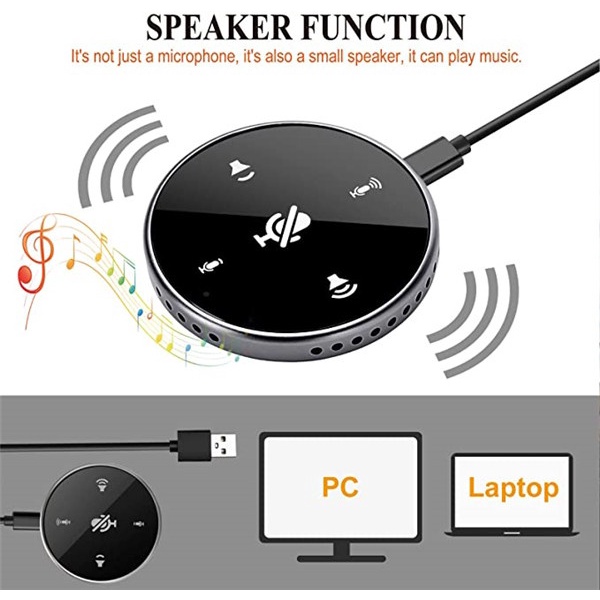 New USB Conference Microphone with Speaker,Omnidirectional S
