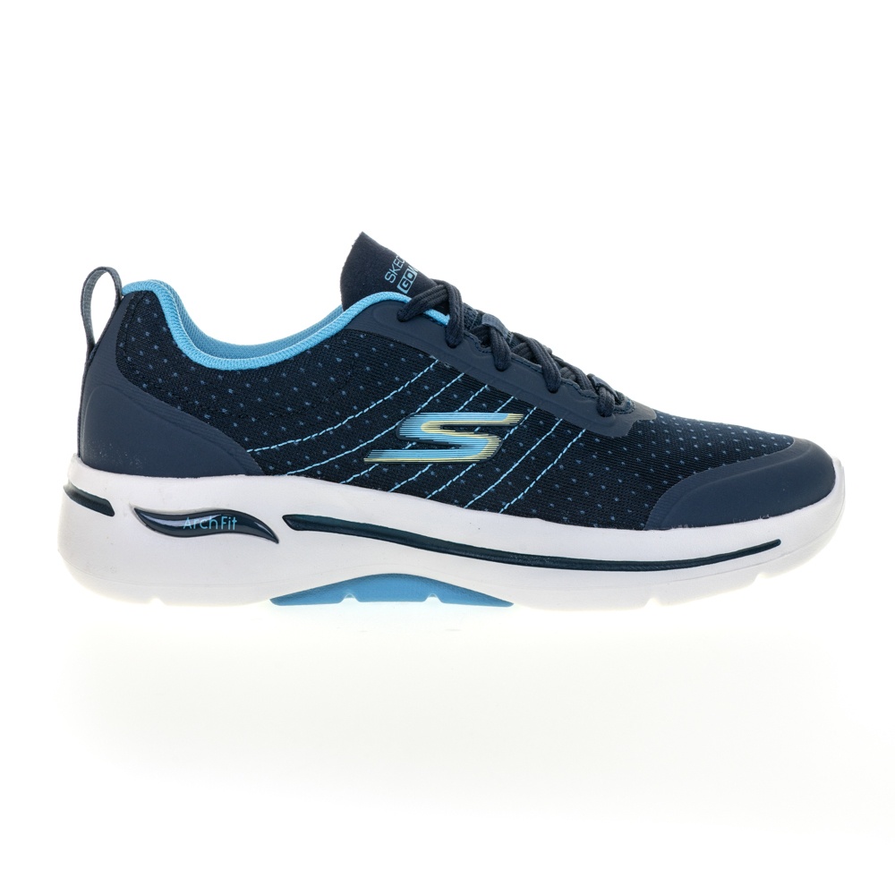 SKECHERS 健走鞋 運動鞋 GO WALK ARCH FIT 女 124860NVMT 深藍色