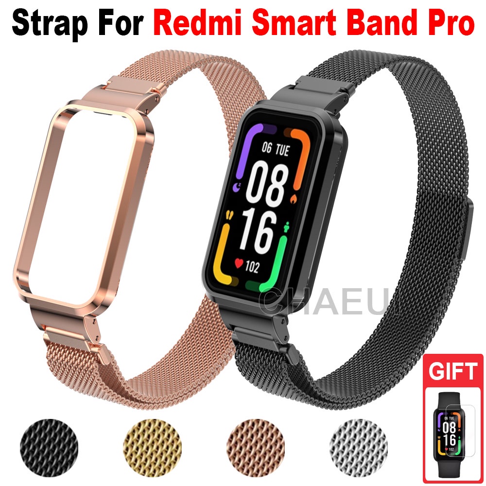 適用於 Redmi 手環 Pro 金屬錶帶 米蘭磁吸 紅米手環Pro 替換錶帶 Redmi手環Pro 替換腕帶 運動錶帶