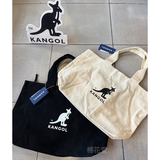 Kangol 🇬🇧袋鼠🦘62251782 大容量 肩背 手提 帆布袋 托特包 帆布包 $1180