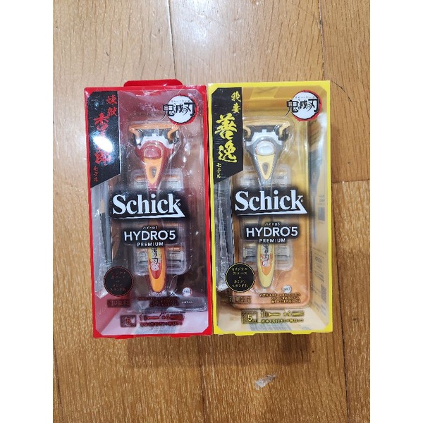 SCHICK 舒適牌超划算大組-水次元5 刮鬍刀-鬼滅之刃刀座及多用途鐵盒組