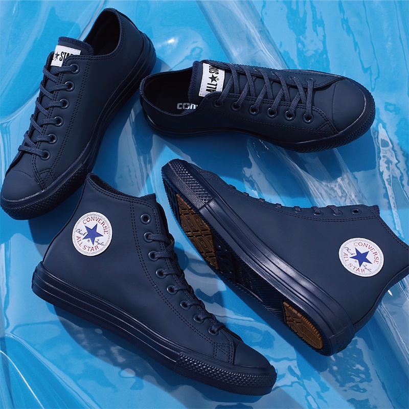 KNS日本限定 ❙ Converse All Star Light 輕量防水雨鞋 夜幕藍 WR SL OX HI雨靴