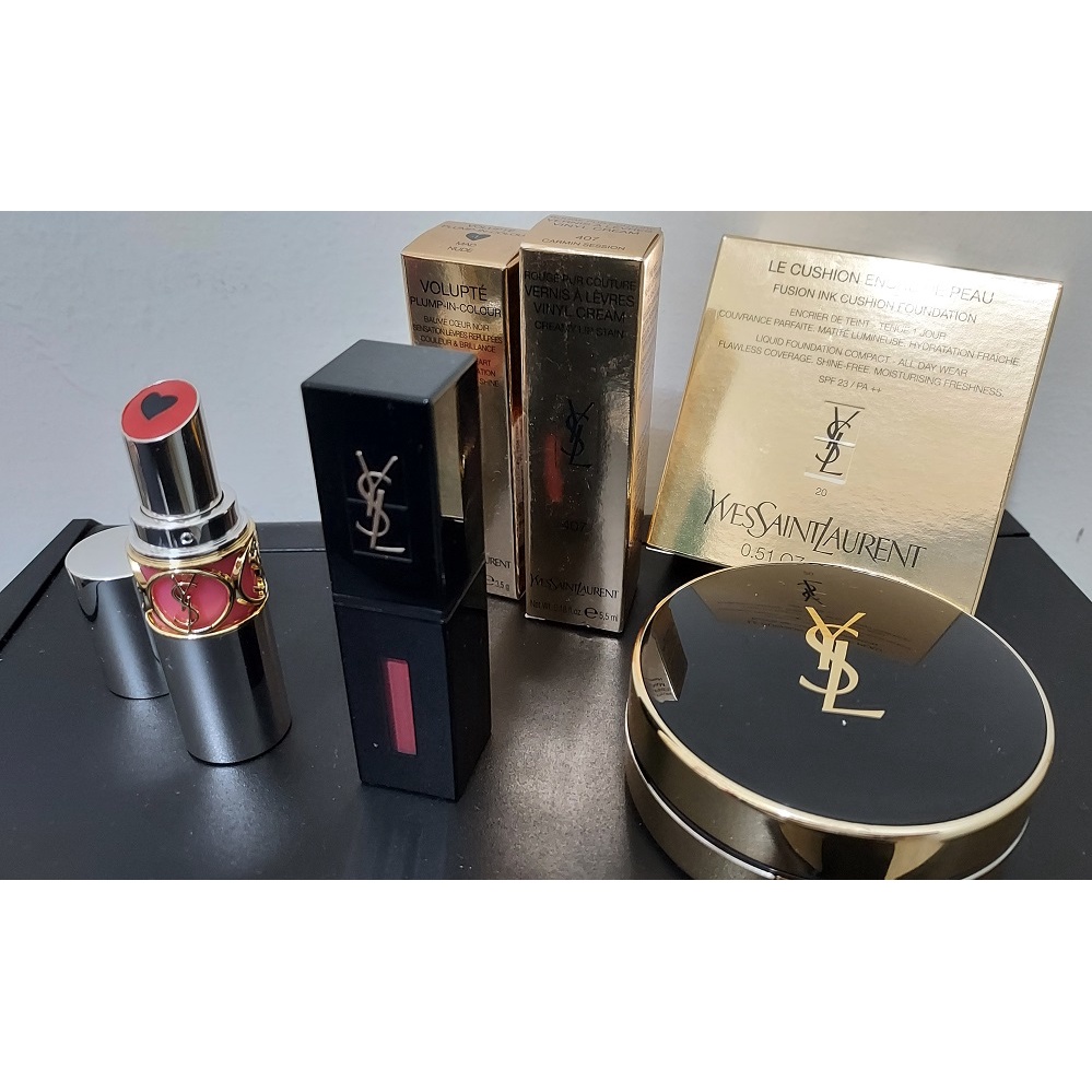 YSL 黑管奢華緞面漆光唇釉 唇膏 口紅 ysl407  Yves Saint Laurent 聖羅蘭