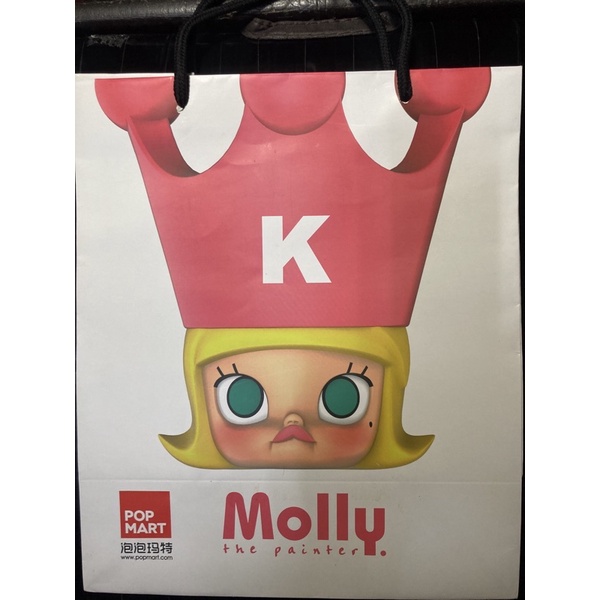 泡泡瑪特-Molly 10週年限定紙袋