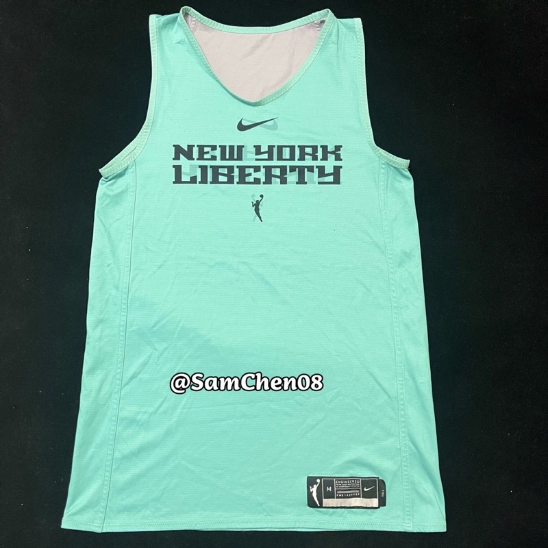 Nike WNBA New York Liberty 紐約自由人 球員版 雙面 練習衣 球衣 背心 Sabrina AU