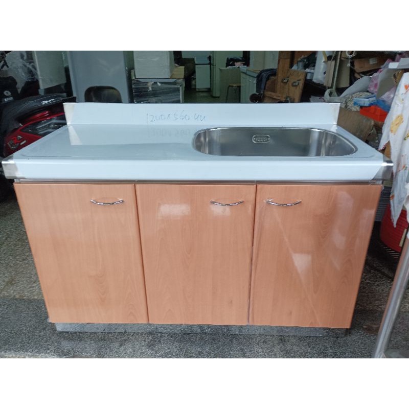 120水槽不繡鋼廚具流理台，顏色可選，直營價，比批發便宜