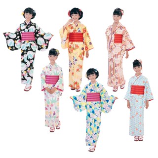 兒童和服浴衣＊女生和服套組- 130cm 150cm 櫻花 武陵賞櫻