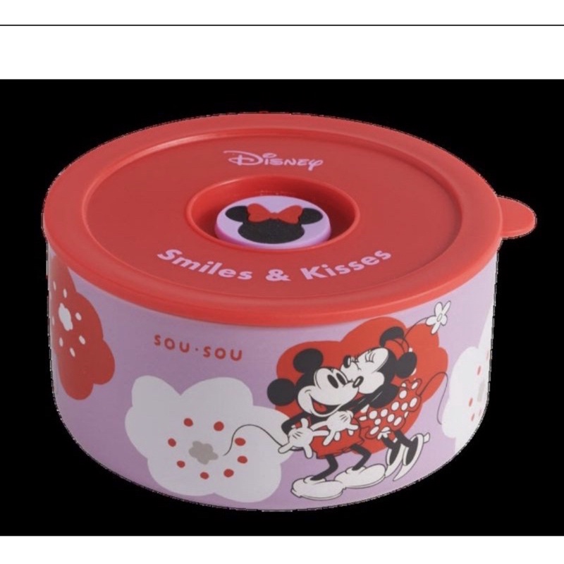 SOU SOUx 迪士尼 Disney陶瓷碗附蓋（米妮現貨）