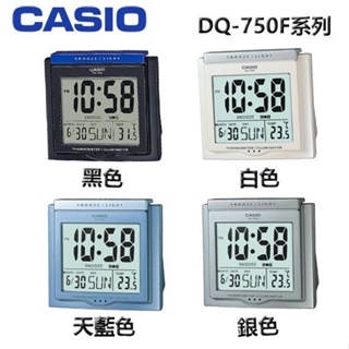 【3CTOWN】含稅開發票【公司貨附保卡】CASIO卡西歐 DQ-750F 數字型 大字幕溫度計鬧鐘 2色