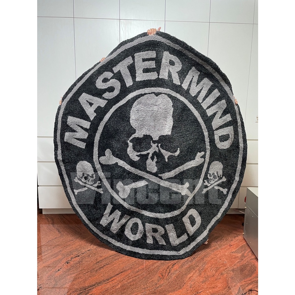 全新 現貨 MASTERMIND WORLD LOGO RUG 圓形地毯 200*200cm