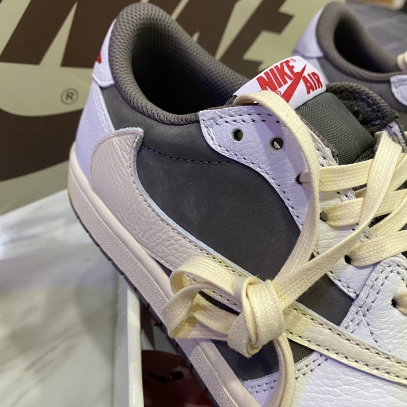 現貨TRAVIS SCOTT x AIR JORDAN 1 LOW  "REVERSE MOCHA" 低筒 倒勾 摩卡