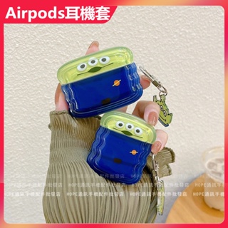三眼怪 玩具總動員 Apple Airpods 1代2代3代 pro 可愛卡通pro2氣囊防摔耳機套蘋果耳機套耳機保護套