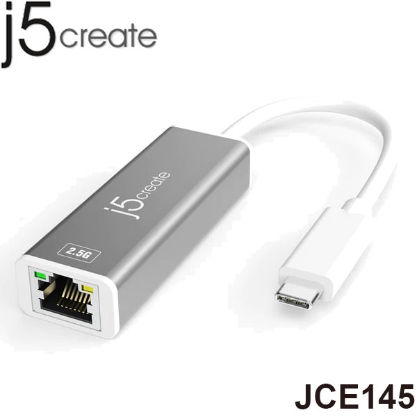【MR3C】含稅附發票 j5 create JCE145 USB-C to 2.5G 超高速 外接 網路卡