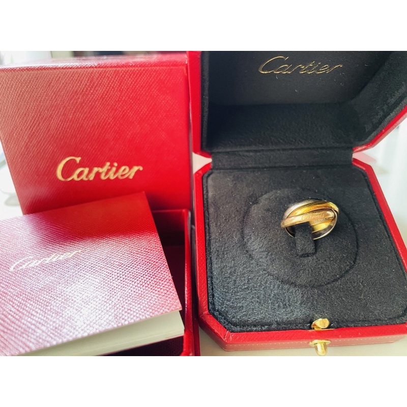 Cartier Trinity 三環戒指 卡地亞 購自台北101