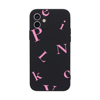 愛粉紅色iphone14蘋果13promax手機殼女款11創意英文ins風xr適用x