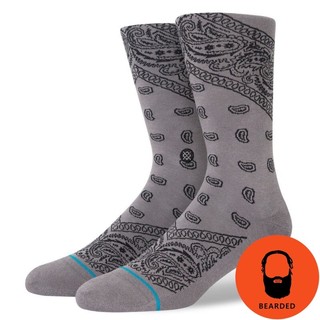 【 🇺🇸大鬍子美國襪子選品 】STANCE - EL BARRIO CREW SOCKS經典印花設計系列街頭休閒長襪