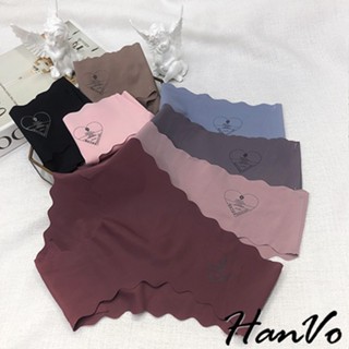 【HanVo】VORONIN愛心冰絲無痕內褲 舒適透氣親膚冰絲涼感內褲 低腰 獨立包裝 內褲 內著 A11-5631