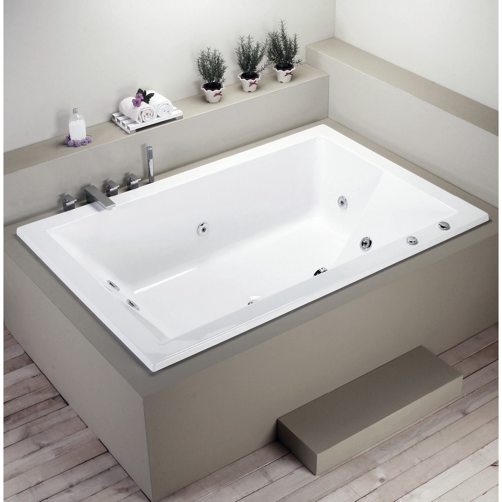 Leschi CH-4109 台灣製造 崁入式壓克力浴缸 180x120x60cm