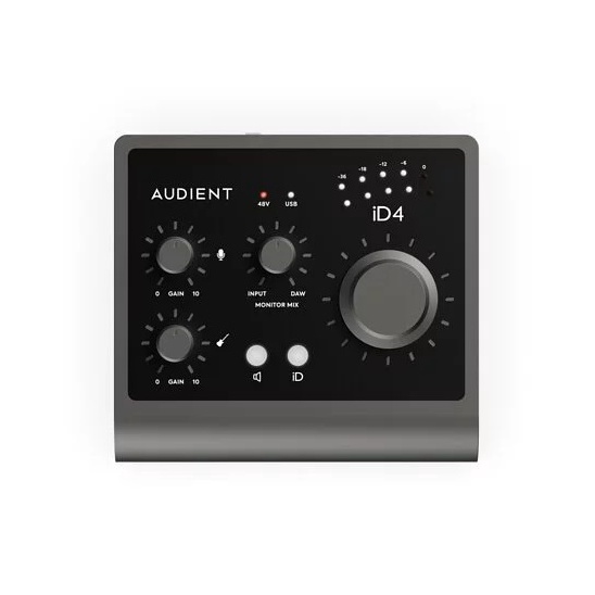 Audient iD4 MKII USB 錄音介面 (適用XLR專業錄音麥克風)