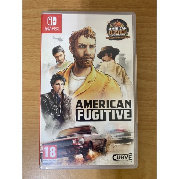 美國逃犯 switch  american fugitive 遊戲片（非gta