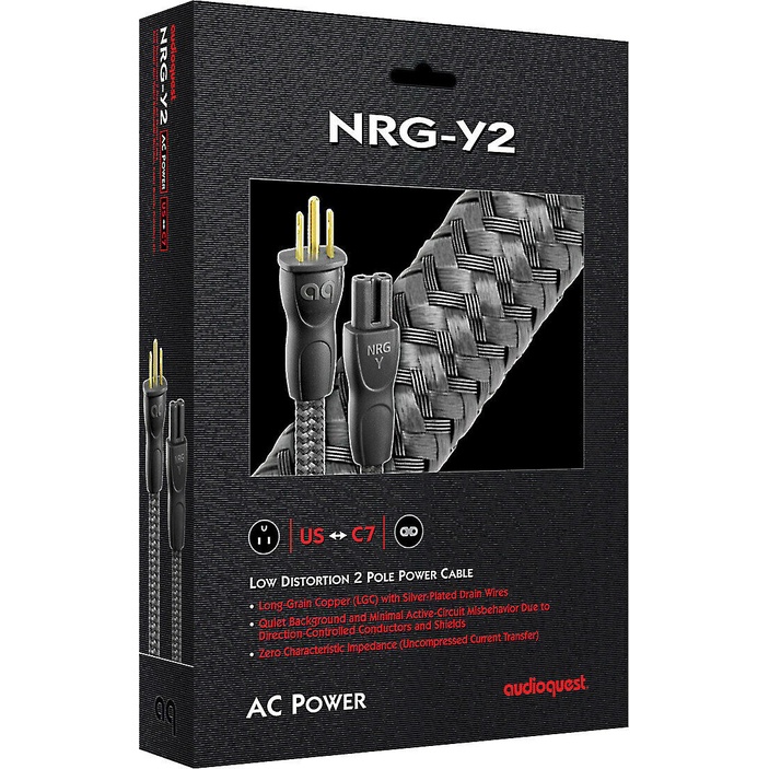 ─ 新竹立聲 ─ 歡迎來店試聽 美國線聖專區 AudioQuest NRG-Y2 發燒電源線 NRG Y2 八字尾