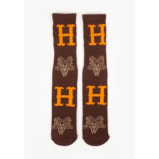 HUF X THRASHER 聯名長襪 22SM-SK00723 DUALITY SOCK NEVERMIND