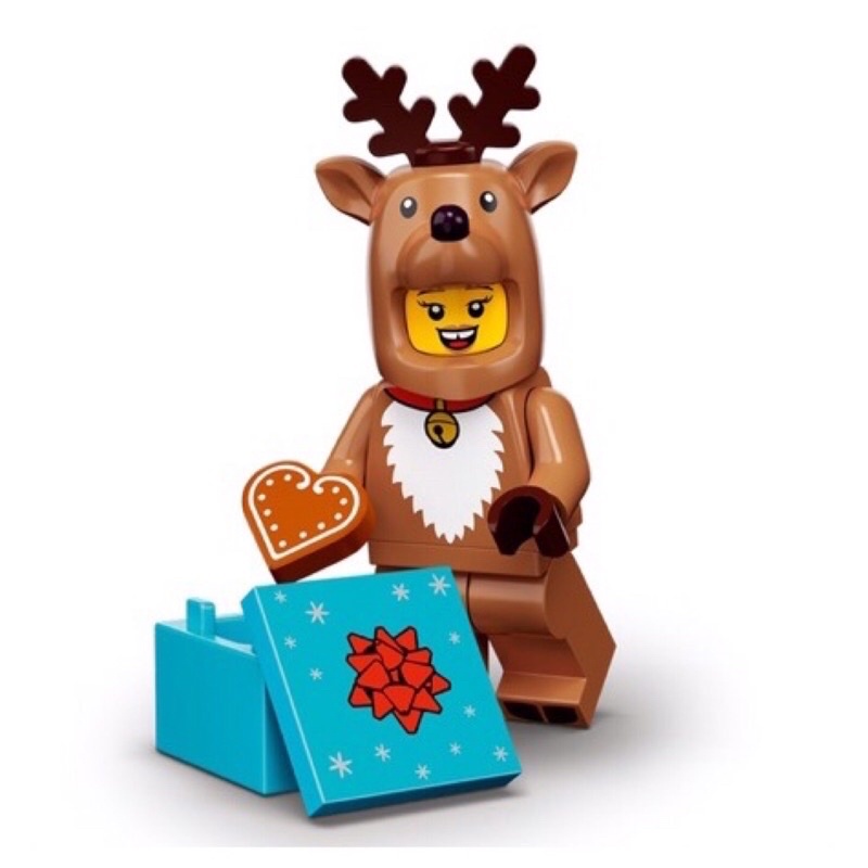 【豆豆Toy】LEGO 71034.樂高人偶23代.4號-聖誕節馴鹿人.麋鹿人.全新現貨