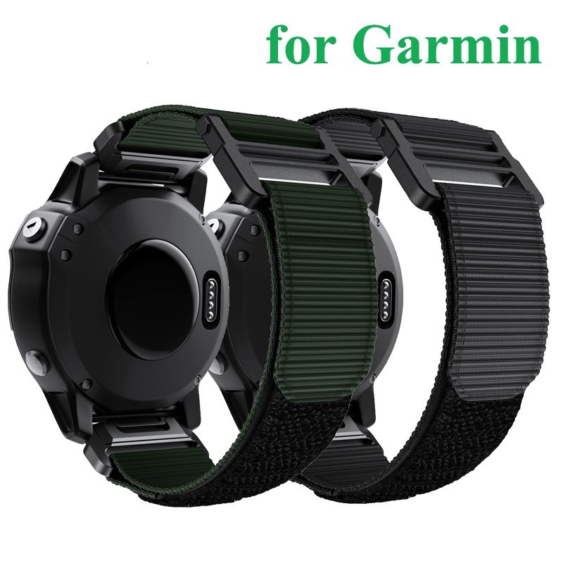 Garmin Tactix 7 Pro Fenix7 尼龍錶帶的 22mm 26mm 快速釋放錶帶 Garmin Fen