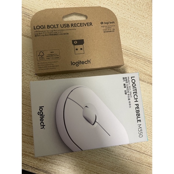 Logitech 羅技 Pebble M350 鵝卵石無線滑鼠  【贈】BOLT USB 接收器