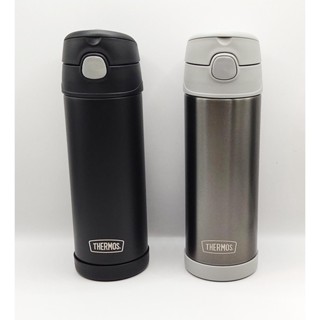 THERMOS 膳魔師 不鏽鋼真空直飲式保溫瓶 保冷瓶 470ml F4049 保溫杯 彈蓋瓶