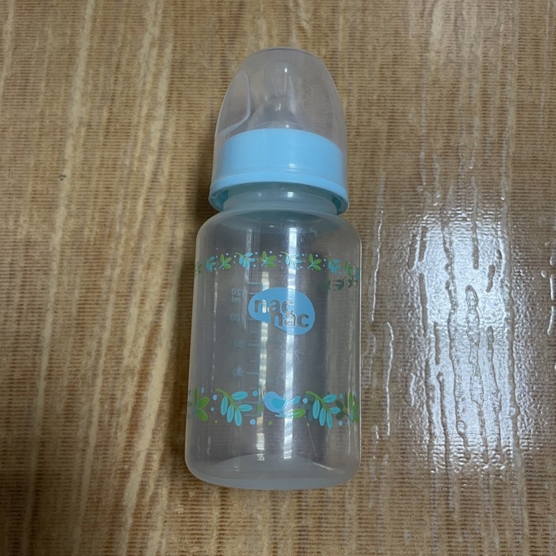 （二手） nac nac 吸吮力學 PP 標準 奶瓶 120ml 附 標準 S 圓孔 奶嘴