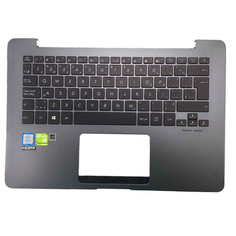 適用於華碩 Zenbook U41000U UX430 UX430UA UX430UQ UX430U 筆記本鍵盤 C殼輸