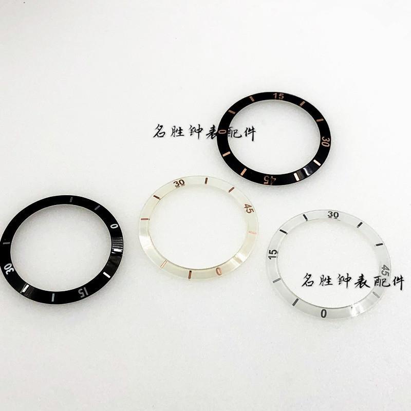 [現貨]J12陶瓷手錶錶盤玻璃圈 黑白色陶瓷表外圈刻度外圈口男女手錶配件