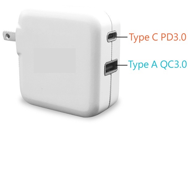 UP6 PD旅行兩用充電器 TYPEC+QC3.0 45W(CHAR482)
